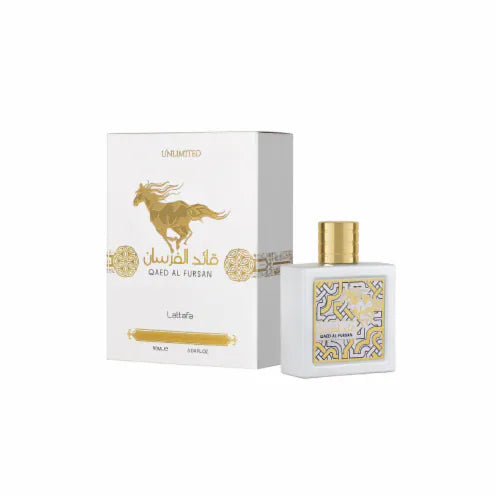 Lattafa Qaed Al Fursan Unlimited White Eau De Parfum 3.4Fl oz Natural Spray Perfume