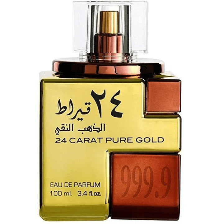 Lattafa 24 Carat Pure Gold Eau De Parfum 3.4Fl oz Natural Spray Perfume