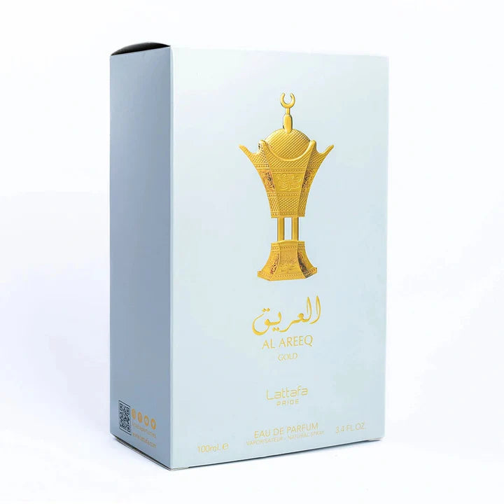 Lattafa Al Areeq Gold Eau De Parfum 3.4Fl oz Natural Spray Perfume