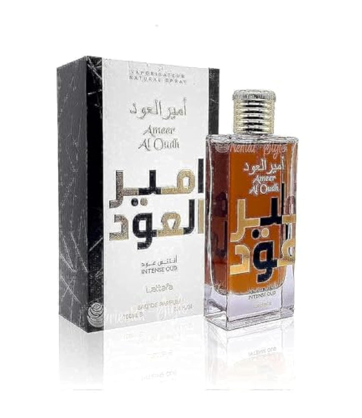 Lattafa Ameer Al Oud Intense Eau De Parfum 3.4Fl oz Natural Spray Perfume