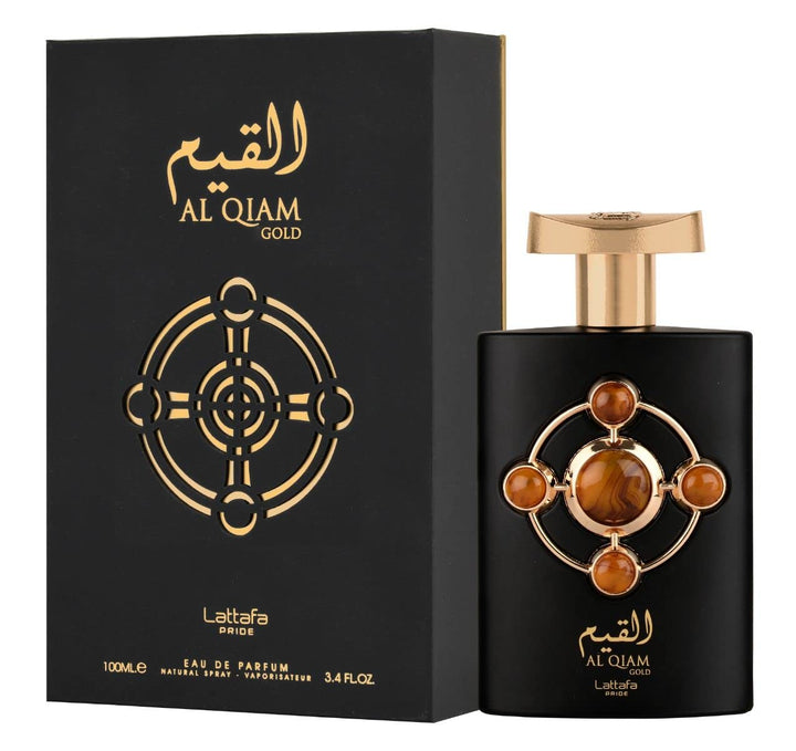 Lattafa Al Qiam Gold Eau De Parfum 3.4Fl oz Natural Spray Perfume