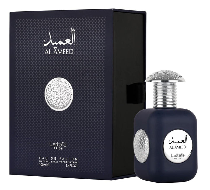 Lattafa Al Ameed Silver Eau De Parfum 3.4Fl oz Natural Spray Perfume