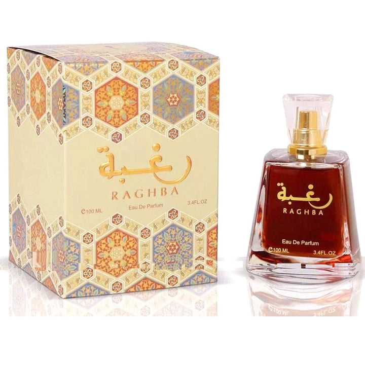 Lattafa Raghba Eau De Parfum 3.4Fl oz Natural Spray Perfume