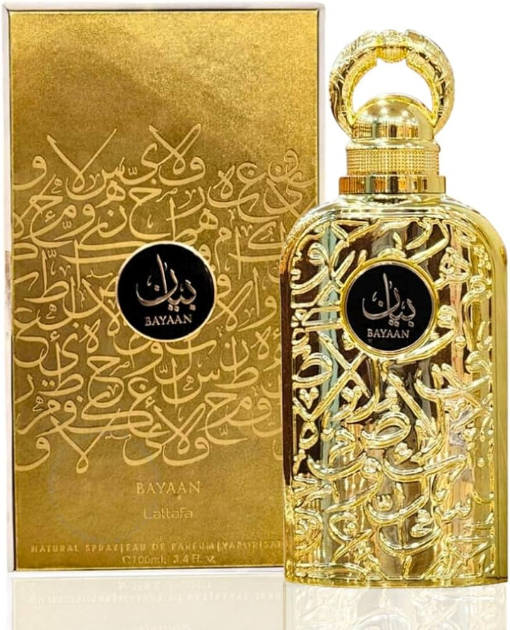 Lattafa Bayaan Eau De Parfum 3.4Fl oz Natural Spray Perfume