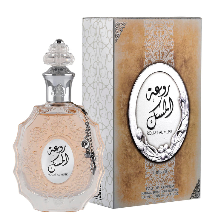 Lattafa Rouat Al Musk Eau De Parfum 3.4Fl oz Natural Spray Perfume