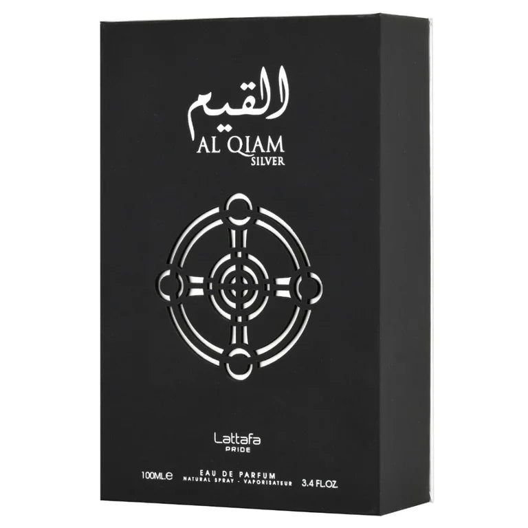 Lattafa Al Qiam Silver Eau De Parfum 3.4Fl oz Natural Spray Perfume