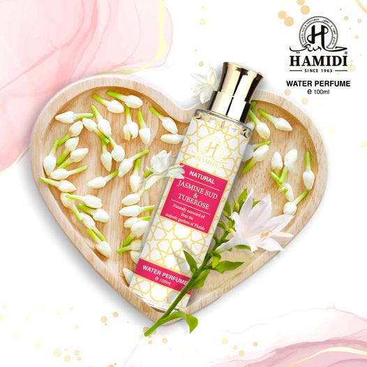 HAMIDI NATURAL JASMINE & TUBEROSE WATER PERFUME SPRAY 100ML