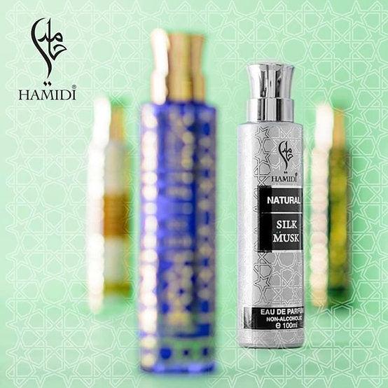 HAMIDI NATURAL SILK MUSK WATER PERFUME SPRAY 100ML