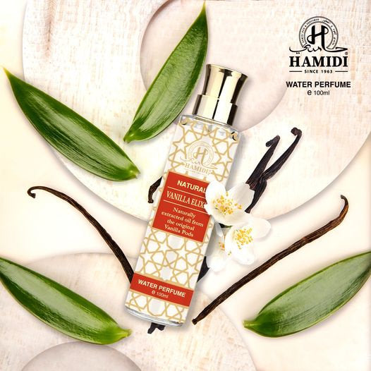 HAMIDI NATURAL VANILLA ELIXIR WATER PERFUME SPRAY 100ML