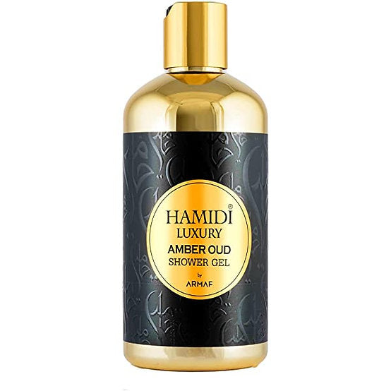 Hamidi Luxury Oud Amber 16.9 oz. Shower Gel