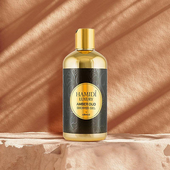 Hamidi Luxury Oud Amber 16.9 oz. Shower Gel