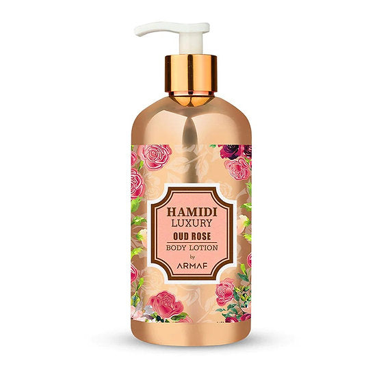 Hamidi Luxury Oud Rose 16.9 oz. Body Lotion