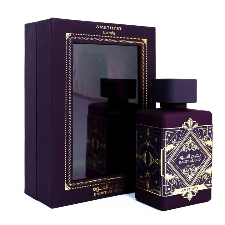 Lattafa Badee Al Oud Amethyst Eau De Parfum 3.4Fl oz Natural Spray Perfume