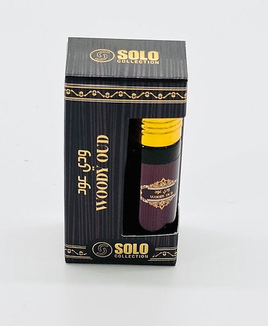 SOLO WOODY OUD 6ML PERFUME ATTAR OIL ROLL ON ALCOHOL FREE