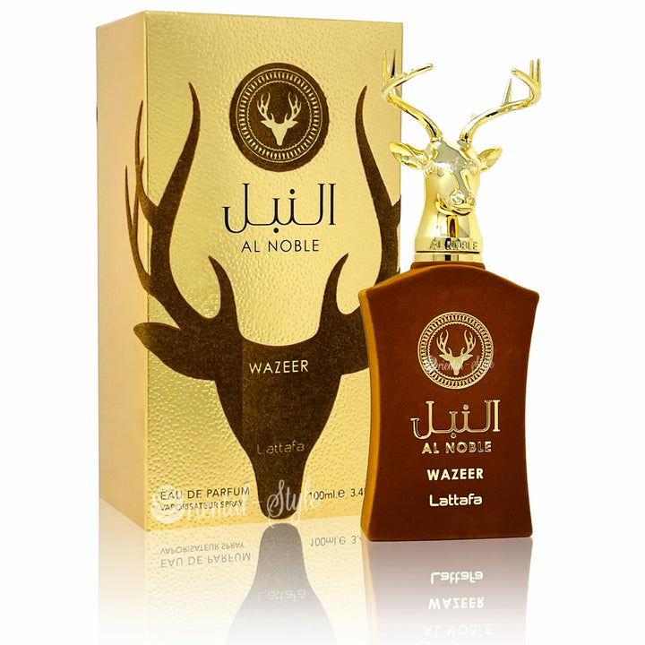 Lattafa Al Noble Wazeer Eau De Parfum 3.4Fl oz Natural Spray Perfume