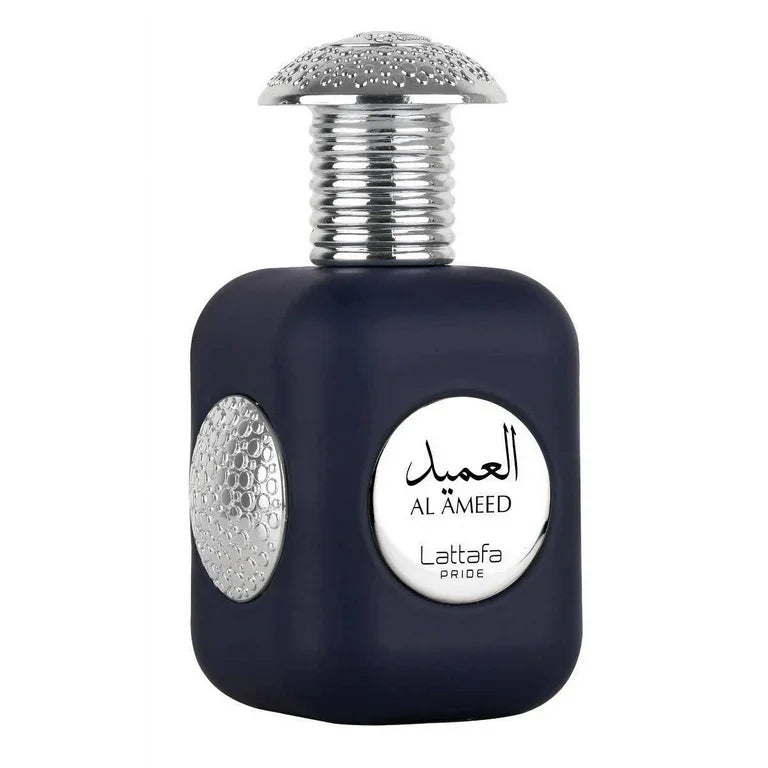 Lattafa Al Ameed Silver Eau De Parfum 3.4Fl oz Natural Spray Perfume