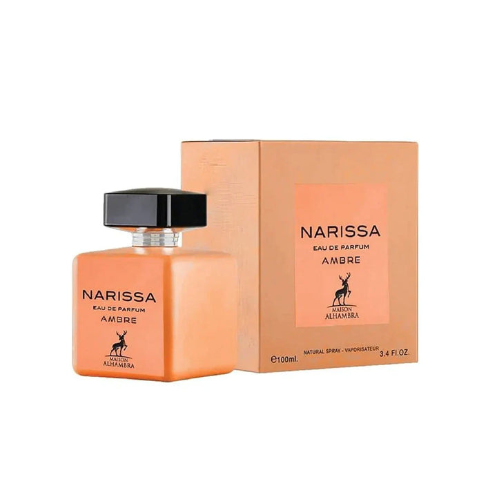 Maison Alhambra Narissa Ambre Eau De Parfum 3.4Fl oz Natural Spray Perfume