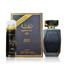 Lattafa Raghba with Deodorant Eau De Parfum 3.4Fl oz Natural Spray Perfume