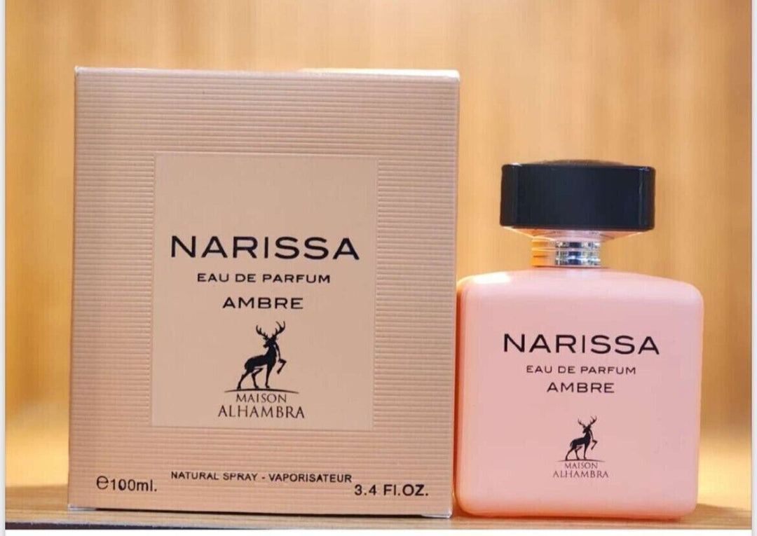 Maison Alhambra Narissa Ambre Eau De Parfum 3.4Fl oz Natural Spray Perfume