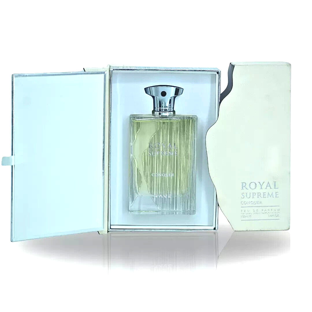 Lattafa Royal Supreme Conquer Eau De Parfum 3.4Fl oz Natural Spray Perfume