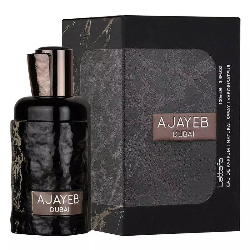 Lattafa Ajayeb Dubai Eau De Parfum Spray 3.4oz For Men