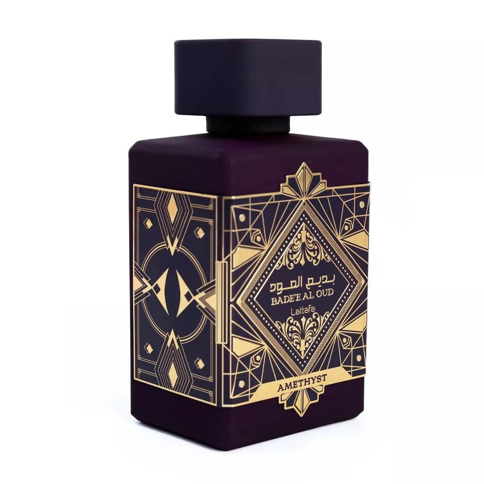 Lattafa Badee Al Oud Amethyst Eau De Parfum 3.4Fl oz Natural Spray Perfume