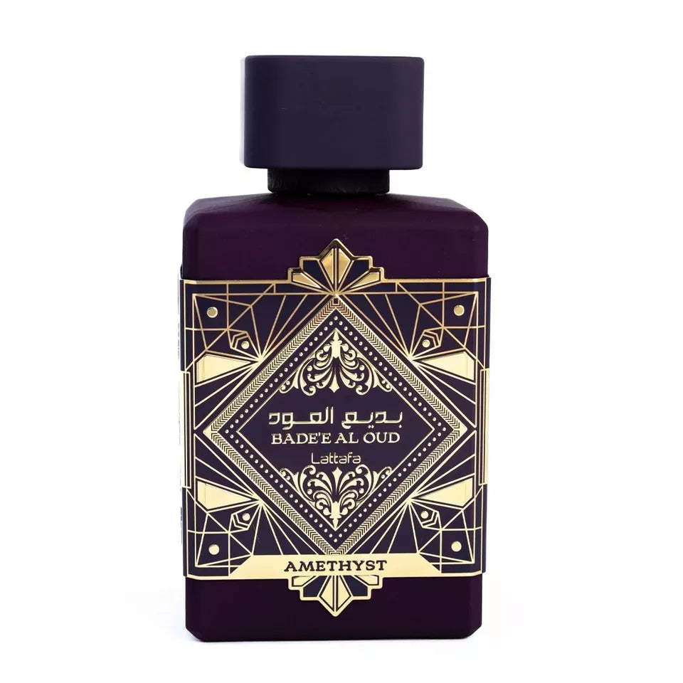 Lattafa Badee Al Oud Amethyst Eau De Parfum 3.4Fl oz Natural Spray Perfume